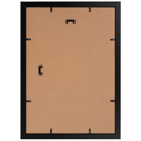 WallsThatSpeak Vertically or Horizontally Hanging Black 11" x 14" Picture Frame with Glass